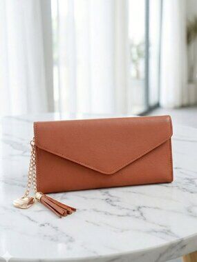 Ladies Brown Leather Wallet